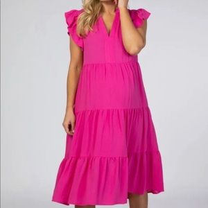 Pink Blush maternity dress